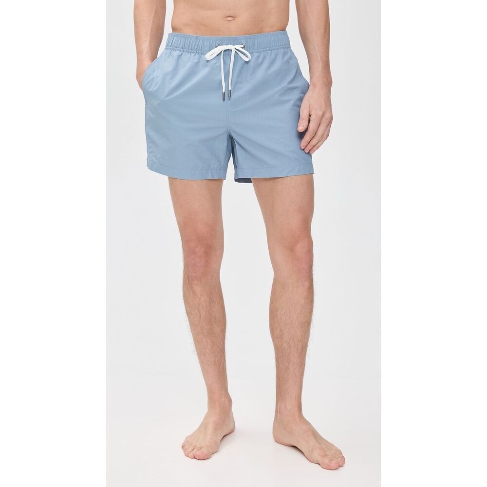 Onia Calder Swim Trunks 5” in Baby Blue Size Large